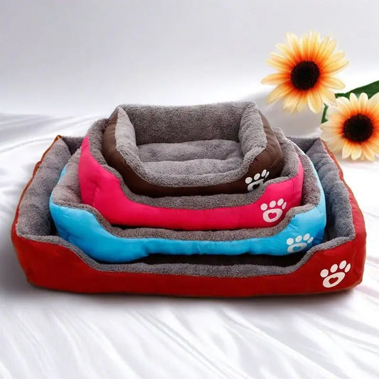 Premium Orthopedic Dog Bed - Plush Memory Foam Pet House For Small To Large Dogs