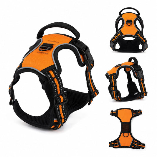 No-Pull Dog Harness – Calm, Pain-Free Walks for Dogs of Every Size (Reflective & Adjustable)