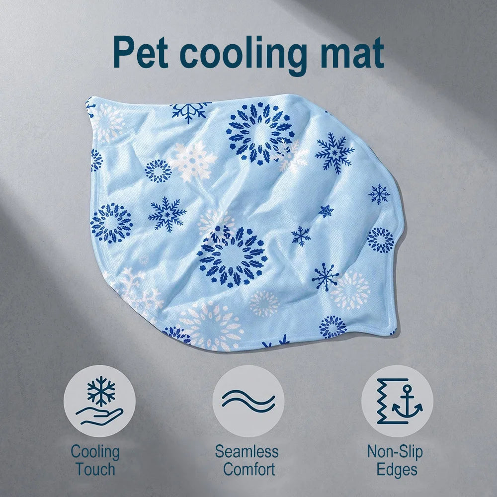 Pet Cooling Mat Summer Pet Self Cooling Pad Cat Dog Bed Mat Ice Pad Cool Summer Outdoor Indoor Keep Your Pet Cool for All Pets