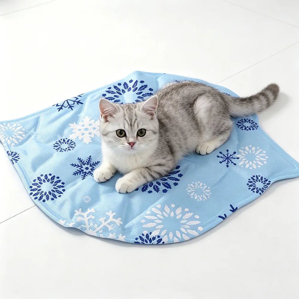 Pet Cooling Mat Summer Pet Self Cooling Pad Cat Dog Bed Mat Ice Pad Cool Summer Outdoor Indoor Keep Your Pet Cool for All Pets