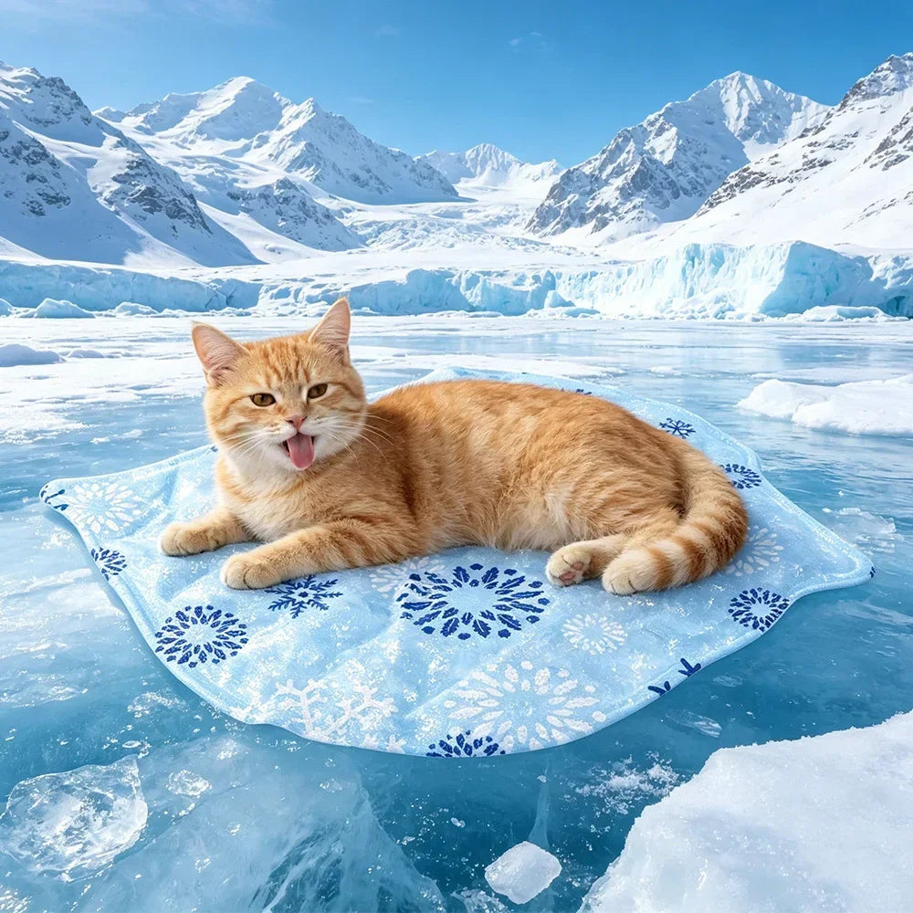 Pet Cooling Mat Summer Pet Self Cooling Pad Cat Dog Bed Mat Ice Pad Cool Summer Outdoor Indoor Keep Your Pet Cool for All Pets