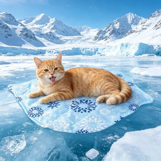 Pet Cooling Mat Summer Pet Self Cooling Pad Cat Dog Bed Mat Ice Pad Cool Summer Outdoor Indoor Keep Your Pet Cool for All Pets
