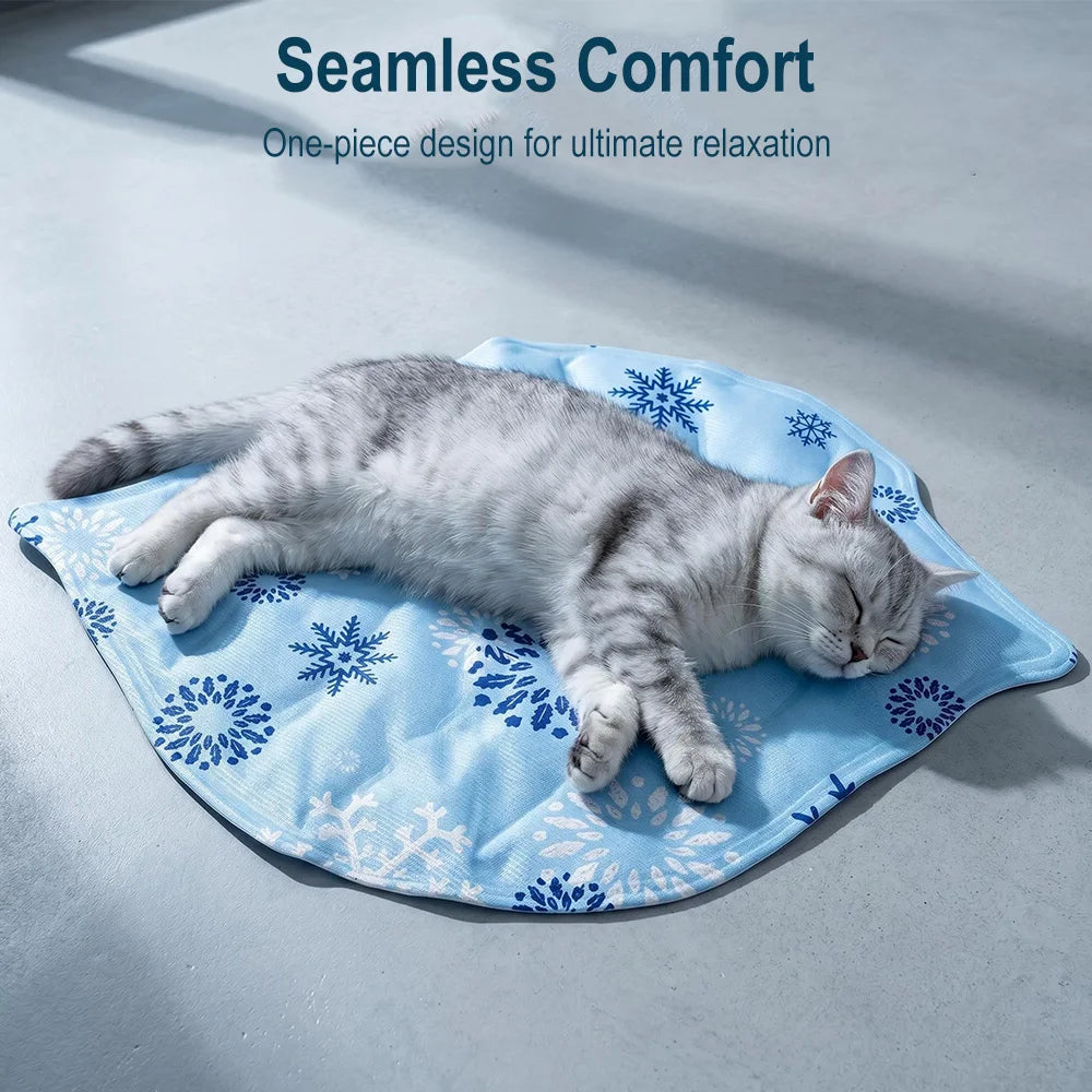 Pet Cooling Mat Summer Pet Self Cooling Pad Cat Dog Bed Mat Ice Pad Cool Summer Outdoor Indoor Keep Your Pet Cool for All Pets