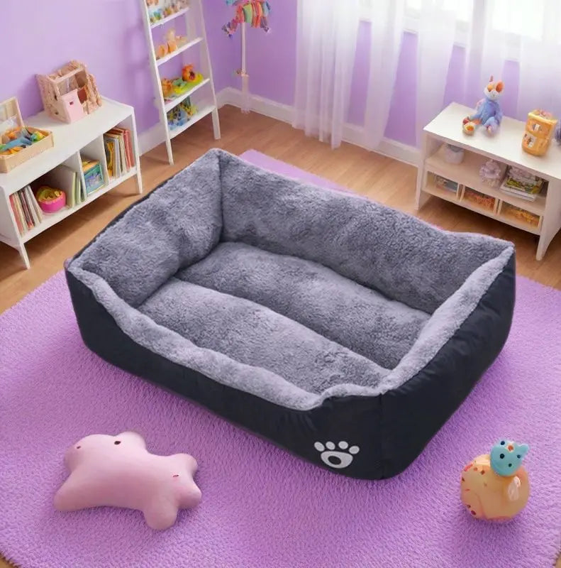 Premium Orthopedic Dog Bed - Plush Memory Foam Pet House For Small To Large Dogs