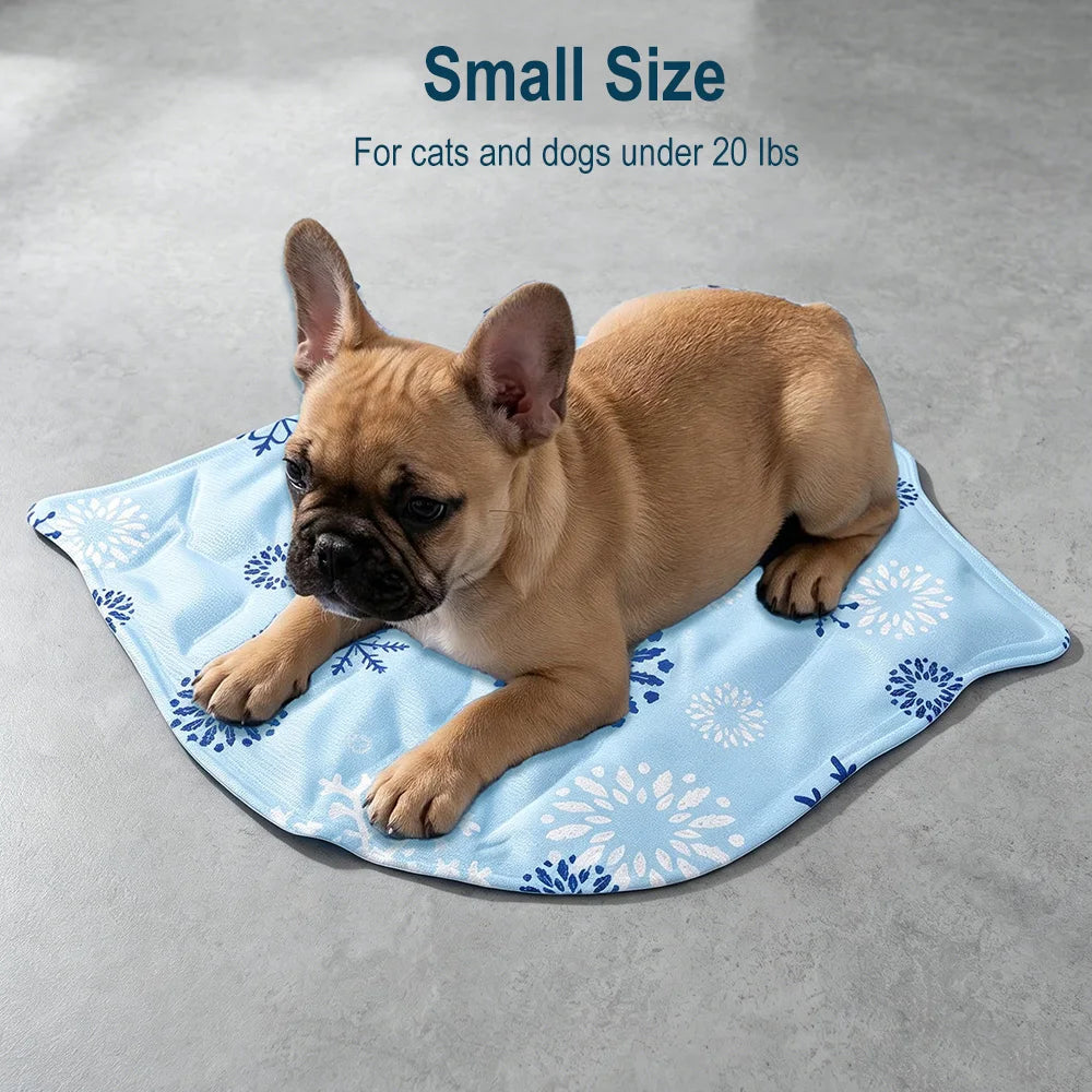 Pet Cooling Mat Summer Pet Self Cooling Pad Cat Dog Bed Mat Ice Pad Cool Summer Outdoor Indoor Keep Your Pet Cool for All Pets