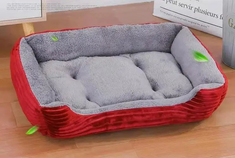 Premium Orthopedic Dog Bed - Plush Memory Foam Pet House For Small To Large Dogs