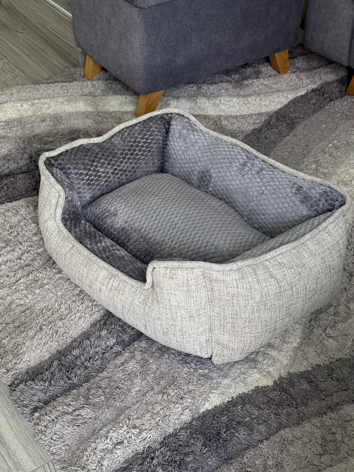 Premium Orthopedic Dog Bed - Plush Memory Foam Pet House For Small To Large Dogs