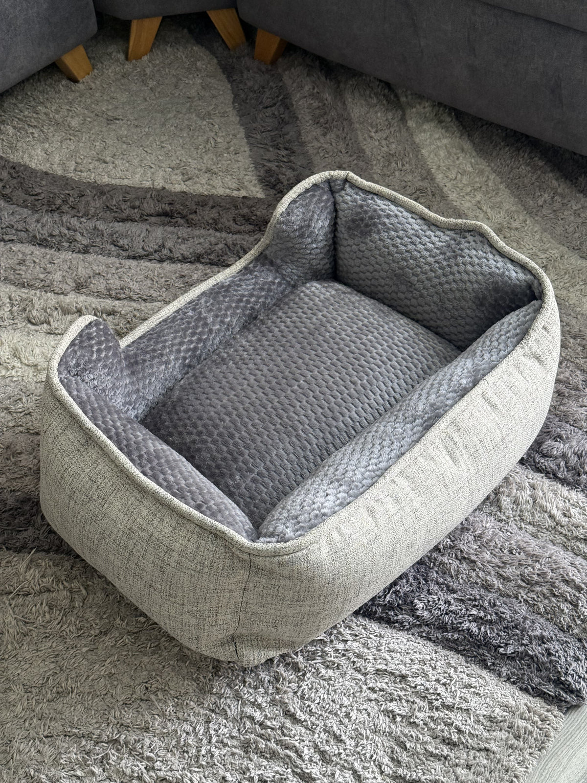 Premium Orthopedic Dog Bed - Plush Memory Foam Pet House For Small To Large Dogs